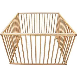 COSING - Kinder-Laufgitter 100x100 cm Buche - Beige