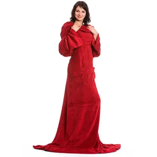 ZOLLNER Kuscheldecke 170 x 200 cm Rot