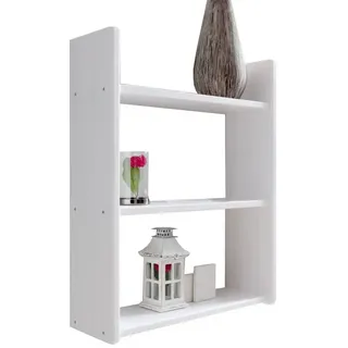 TICAA Wandregal 60 x 74 x 20 cm Weiß