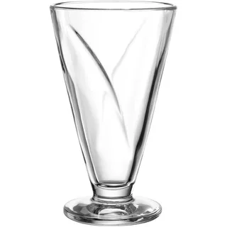 LEONARDO HOME CONO Schale • 1 Stück • Elegante Dessertschalen im konischen Design • Perfekt für Eis, Pudding, Früchte • Stilvoll servieren • Modern • Vielseitig nutzbar • Höhe 16 cm • klar • 057178