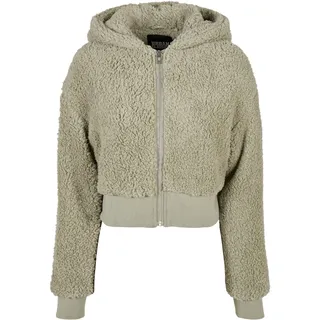 URBAN CLASSICS Short Oversized Sherpa Jacke Grün  XL
