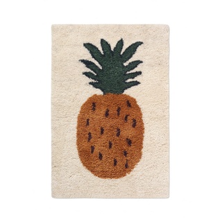 ferm LIVING - Fruiticana Teppich \"Ananas\", 80 x 120 cm