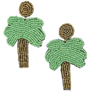COLLEZIONE ALESSANDRO Ohrclips Palme grün onesize