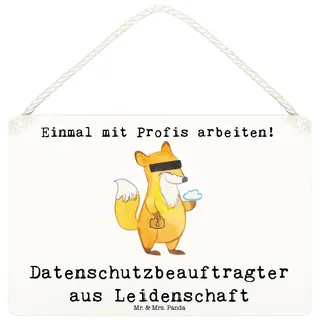 Mr. & Mrs. Panda Holzschild Datenschutzbeauftragter Leidenschaft DIN A6 - Geschenk, Wandbild Holz, Spruch, Türschild, Datenschützer, holzbild, Datenschutz, Lustig, wandtafel, Beruf, Schild