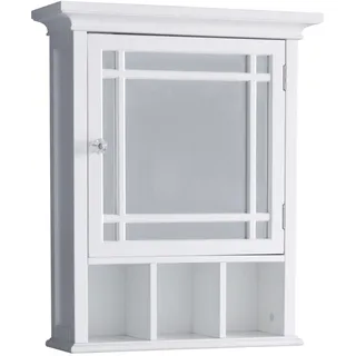 Teamson Home Badezimmer Neal Holz Medizinschrank Spiegel Tür Weiß 7442 | Badezimmer, Tür