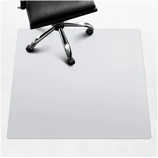 Tulup Bodenschutzmatte Teppich Für Bürostuhl Farbe Weiß Bodenschutzmatte Bürostuhl 100 cm x 100 cm