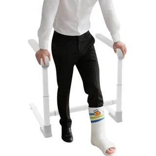 MEELRYD Aufstehhilfe für Sofa & Bett, Höhen- und Längenverstellbar, Stehhilfe für Senioren mit Rutschfesten Griffen, Stabile Aufstehhilfe bis 150 kg, Haltegriff für Couch, Toilette & Pflege