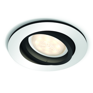 Philips LED-Einbauspot 'HUE Milliskin rund 5041148P8' Erweiterung Aluminium 250 lm