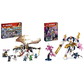 LEGO NINJAGO Egalt der Meisterdrache, Ninja-Set mit Drachen-Spielzeug und 5 Figuren & NINJAGO Soras Technikmech, Actionfiguren-Spielzeug für Kinder