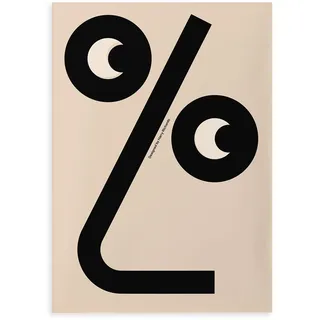 Paper Collective - % Poster, 70 x 100 cm