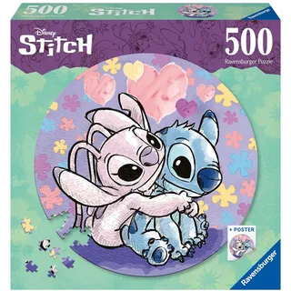 Ravensburger Disney Stitch 500 Teile Rundpuzzle