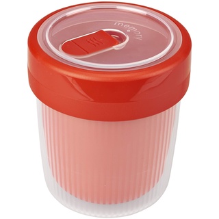 Rotho Memory B3 Thermotasse 0,5l mit Deckel und Ventil, Kunststoff (PP) BPA-frei, transparent, 0,5l (13,4 x 10,6 x 12,5 cm)