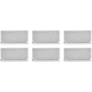 Connex Magnet 20 x 10 x 3 mm N35, 6 Stück Schrauben – Dübel
