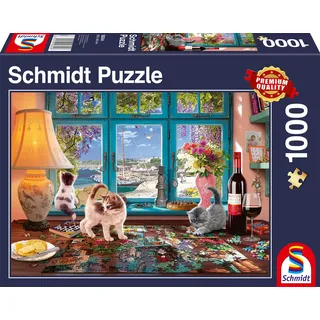 Schmidt Spiele Am Puzzletisch, 1000 Teile,