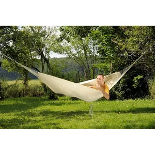 Amazonas Hängematte Tuchhängematte Organic Hammock 233 x 128 cm weiß 1015110