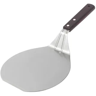 Pizzaschieber aus Metall, Pizzaschieber aus Edelstahl,Pizzaspatel zum selbstgemachten Backen - Pizzaschaufel aus Metall mit hitzebeständigem Griff, drehbare Pizzaschaufel aus Edelstahl für den Ofen