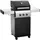 Black 2+1 Gasgrill