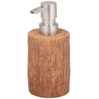 Premium Seifenspender Rustikal | Elegantes Design in Holz Optik | schöner Blickfang im Badezimmer