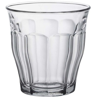 Duralex Tumbler-Glas Picardie, Glas gehärtet, Tumbler Trinkglas 250ml Glas gehärtet transparent 6 Stück 250 ml