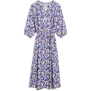 ARMEDANGELS Damen Webkleid Oversized Fit aus TencelTM Lyocell MADITHAA Multi FLORAL Oversized Fit Light Lime S - S