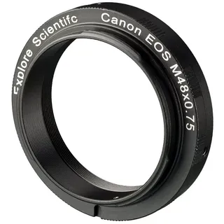 EXPLORE SCIENTIFIC Teleskop EXPLORE SCIENTIFIC Kamera-Ring M48x0.75 für Canon EOS schwarz