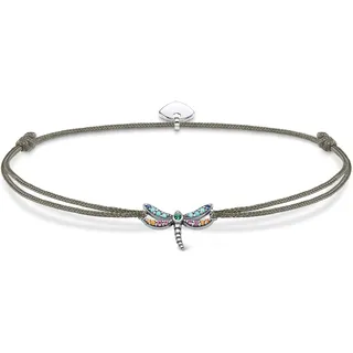 Thomas Sabo Damen Armband Little Secret Libelle bunt 925 Sterling Silber LS073-298-7-L20v