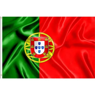 Große Portugal Flagge 90x150 cm (5x3ft) Riesige Portugiesische Fahne für Fußball WM 2026 Nationalfeiertag Olympia Sportevents Deko Dekoration Bar Garten Straße Umzug Fanartikel Public