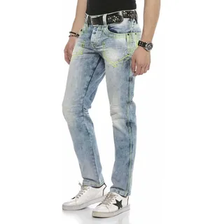 Cipo & Baxx Herren Jeans | Dekorative Nähte & Details | Casual & Modern | Praktisch für Alltag | für Stilbewusste Outfits - 38W / 34L