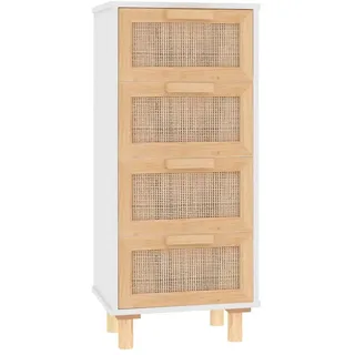 vidaXL Sideboard 40 x 90 x 30 cm Weiß