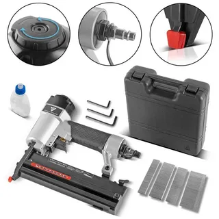 STAHLWERK Druckluft Nagler DN-50 ST 2 in 1 mit 5-7 Bar Arbeitsdruck