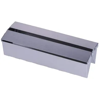 SANTOS Räucherbox- SmokerboxGasgrill - 25x8,6x6,5 cm - Edelstahl-Smokebox- Räuchern auf dem Gasgrill - universal Gasgrill-Smokerbox- low & slow