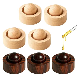 7Pcs Diffusor FüR äTherische öLe,äTherische öLe FüR Diffuser Holz,Wiederverwendbar und geeignet für Zuhause, Büro, Auto und Reisen,Speziell für ätherische Öle entwickelt