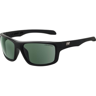 Dirty Dog Axle-Black-Green Polarised Brille Sonnenbrille Sport