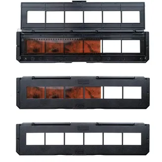 Magnasonic Negativhalter mit langem Fach für 35-mm-Scanner, hält 6 Negativrahmen, einfach zu bedienen, glättet sanft und schützt Filmkanten, 3er-Set (NT01)