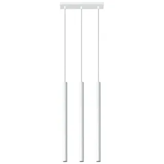 Liadomo Pendelleuchte Vela, ohne Leuchtmittel, minimalistisches Design, Rondell oder Linear, Weiß/Schwarz weiß Linear - 30 cm x 100 cm