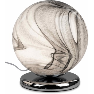 formano Lampe Kugel 22 cm Marmor Glas Kugelleuchte mit Touchfunktion