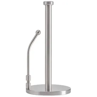 SO-TECH® Küchenrollenhalter Höhe 34 cm, stehend, mit Fixierarm, (1-St), Edelstahl gebürstet silberfarben