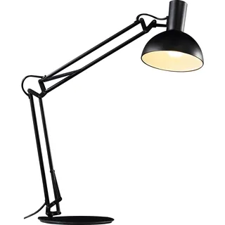 Tischleuchte DESIGN FOR THE PEOPLE "ARKI" Lampen Gr. Ø 20 cm Höhe: 52 cm, schwarz Schreibtischlampe Schreibtischlampen Design Leuchte