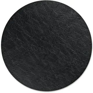 Tisch-Set Kalea PU-Leder schwarz 38,0cmØ