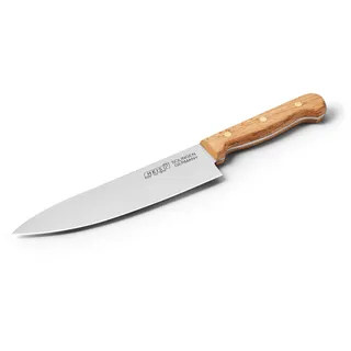 HEISO Kochmesser 20cm – Gustav – handgefertigt in Solingen aus rostfreiem Edelstahl, Griff aus heimischer Eiche, deutsche Manufakturqualität