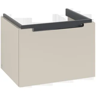 Villeroy & Boch Subway 2.0 Waschtischunterschrank, 1 Auszug, Waschbecken mittig, 587x420x454mm, A68710VN,
