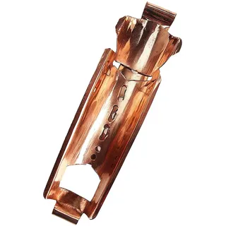 Copper Garden handgeschmiedete Feuerzange aus blankem Kupfer I Für Feuerzangenbowle I Verstellbare Zuckerzange universell passend zu Allen Töpfen zwischen 26 & 40 cm I Zuckerhuthalter