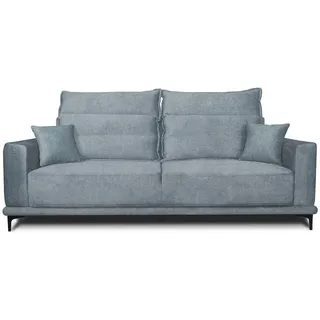 VitaliSpa Schlafcouch Polyester 2-Sitzer Grau
