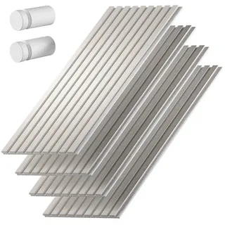 Vicco Akustikpaneel Sonoa Weiß 4 St. 40 x 120 x 1,8 cm
