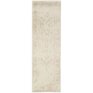 benuta Suki Teppichläufer 80 x 240 cm Beige/Weiß