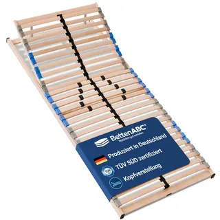 Betten-ABC MaDeRa 7-Zonen-Lattenrost Kopfteilverstellung 140 x 200 cm