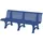 200 x 64 x 80 cm blau
