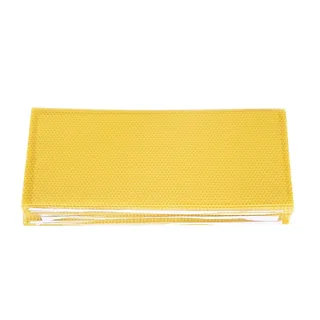 Bienenwachsplatten 30 Stück, Imker Bienenwachsform Werkzeuge Bienenwachs Basis Reines Bienenwachs Mittelwände, Imker AusrüstungWachs Kerzenherstellungssets Zubehör 19.5 x 41.5cm