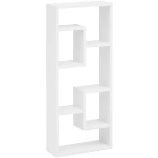 Wohnling Wandregal 36 x 15 x 90 cm Weiß