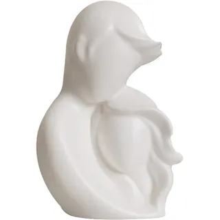 Tauzveok Sculpture Weiß, Statue Couple, Modern Deko Figuren, Abstract Deko Skulpturen, Deko Für Schlafzimmer Wohnzimmer Büro Bücherregal, Home Dekoartikel, Keramik,White b